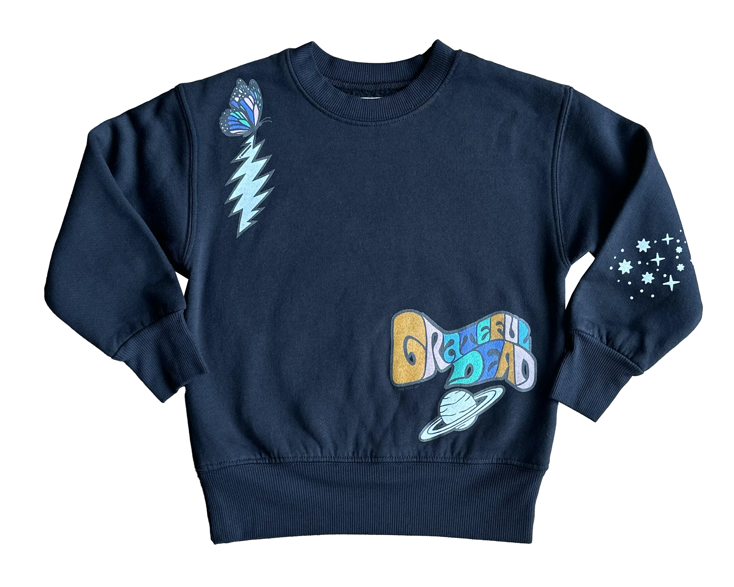 Grateful Dead Moons Black Crewneck