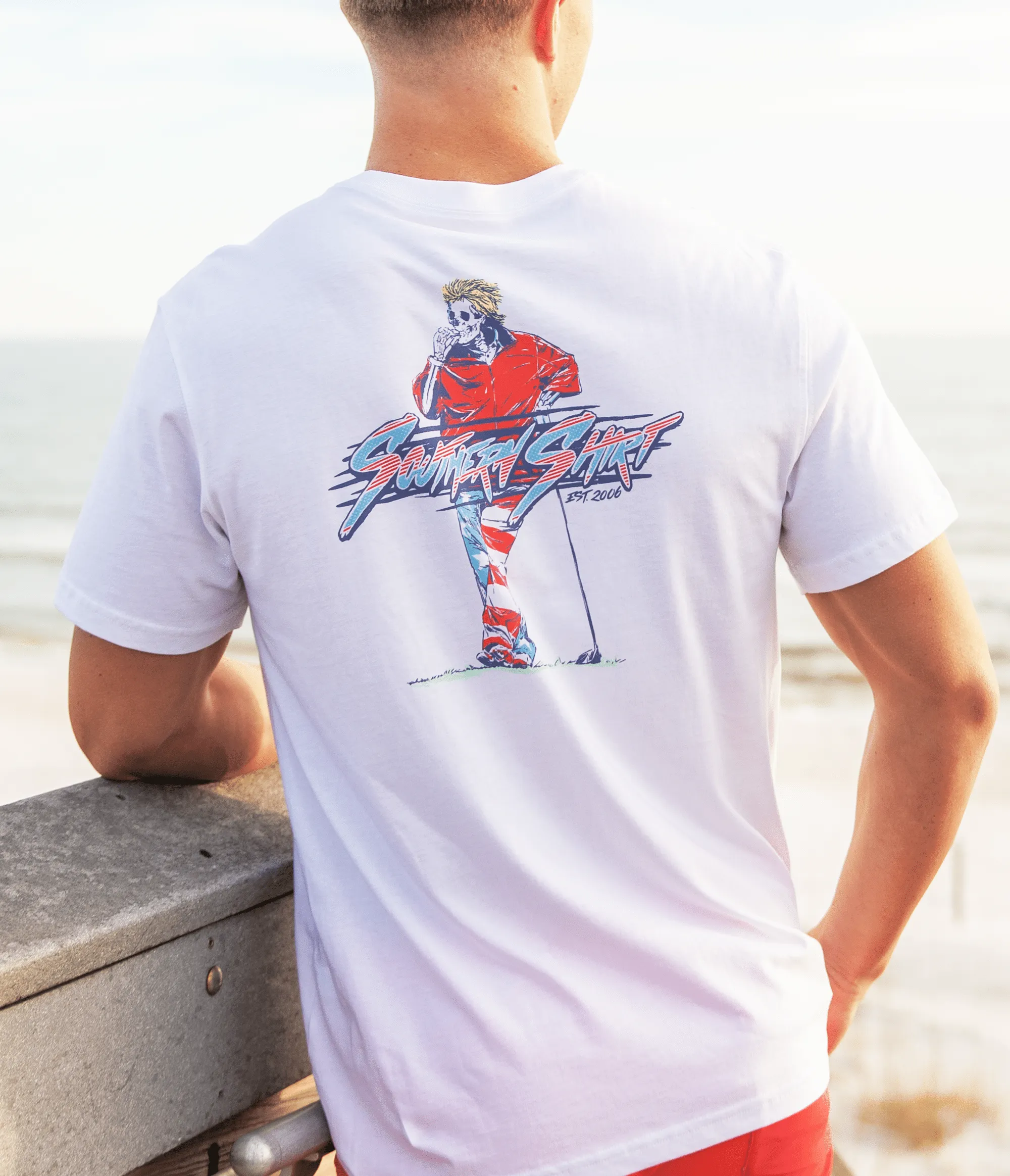 Grip and Rip SS Tee - Bright White