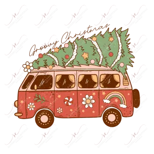 Groovy Christmas - ready to press sublimation transfer print 11/23