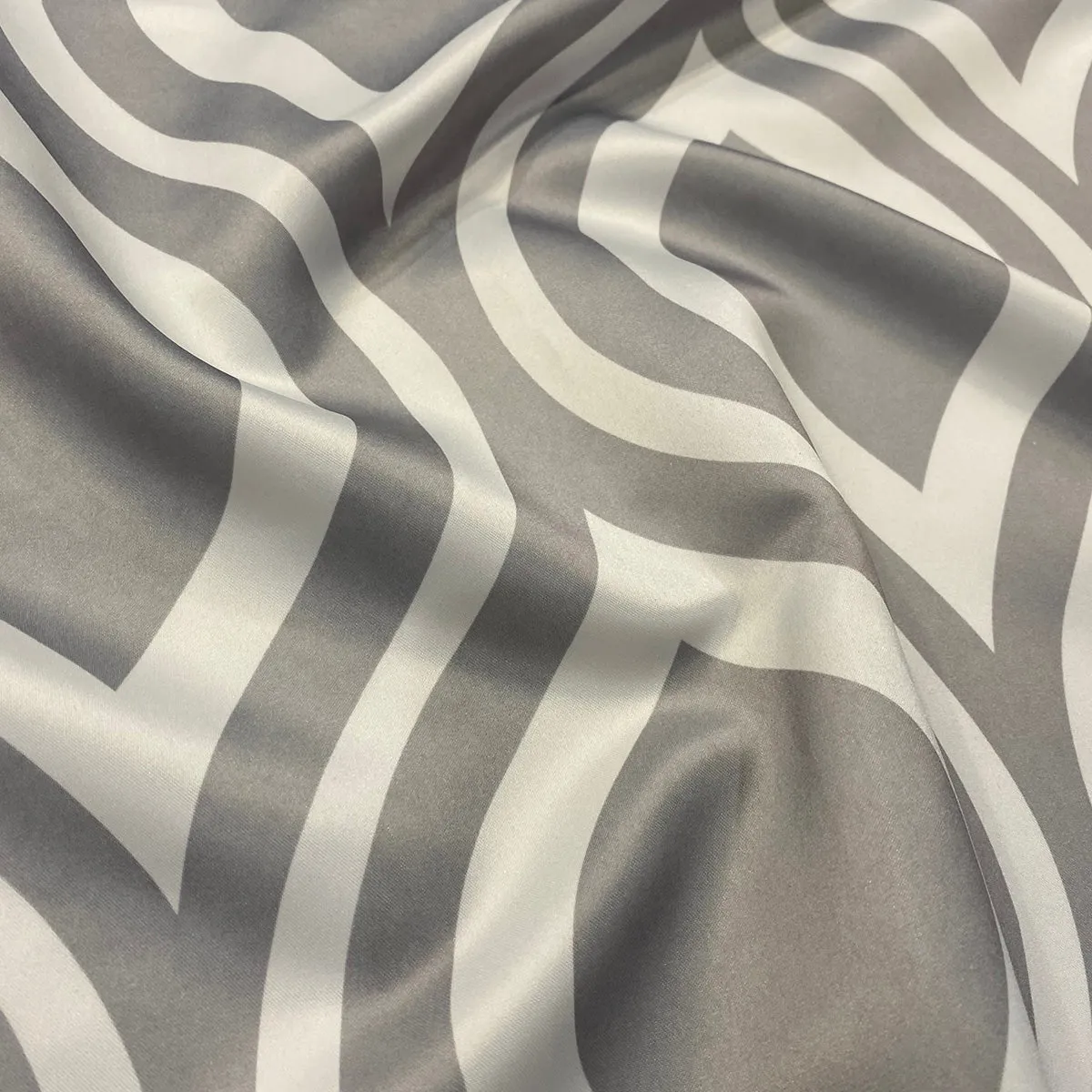 Groovy Print (Lamour) Drapery Panels (58" Wide) / 12 Colors