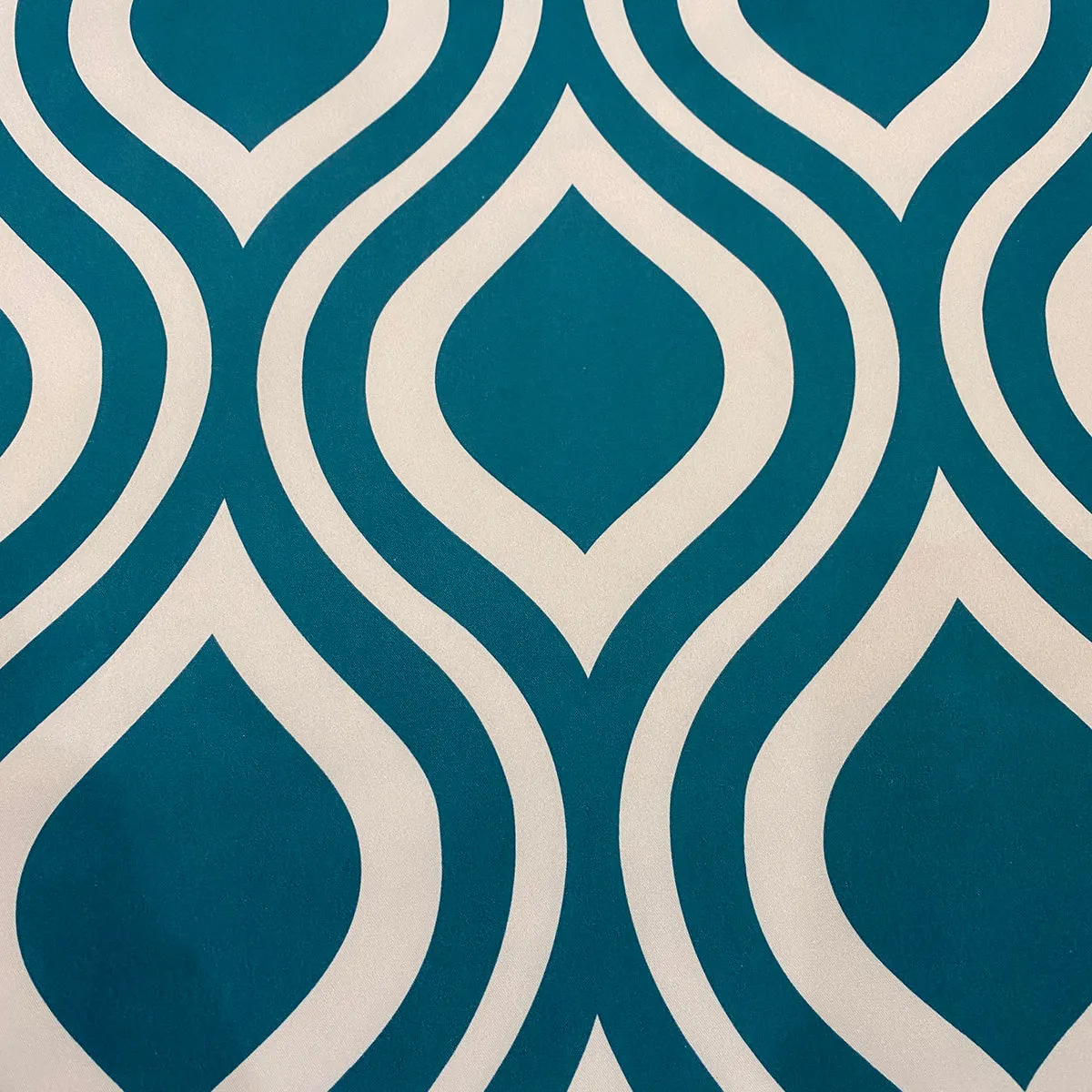 Groovy Print (Lamour) Table Linen in Jade