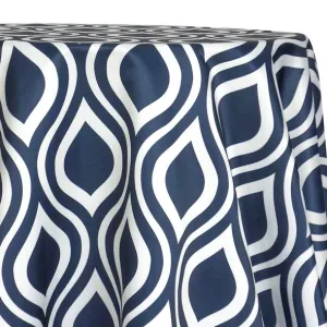 Groovy Print (Lamour) Table Linen in Navy