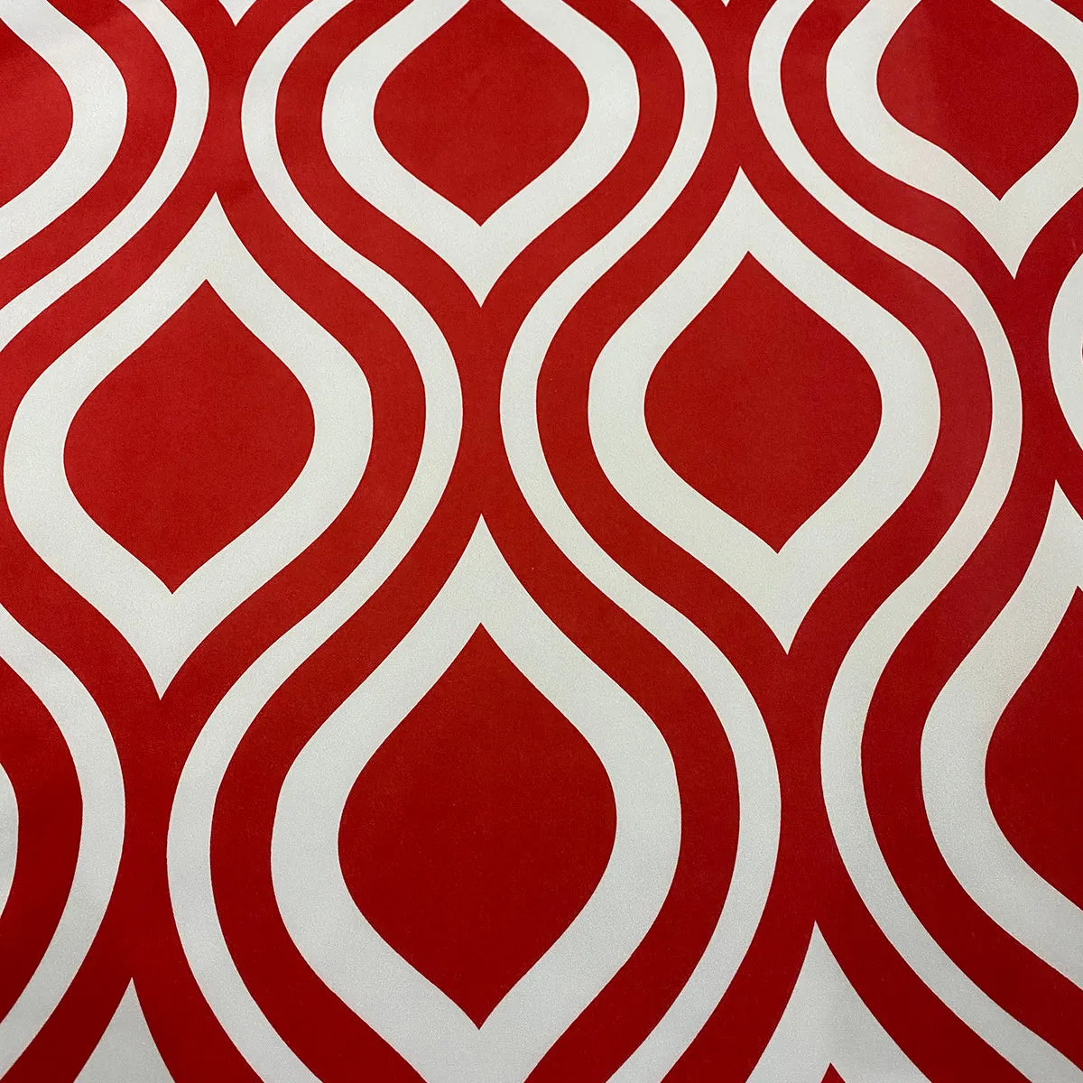 Groovy Print (Lamour) Table Linen in Red