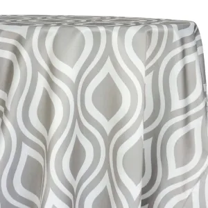 Groovy Print (Lamour) Table Linen in Silver