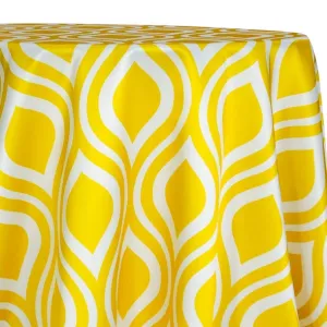 Groovy Print (Lamour) Table Linen in Sorbet