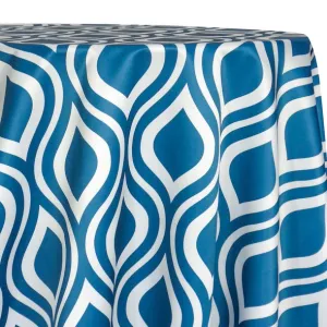 Groovy Print (Lamour) Table Linen in Teal