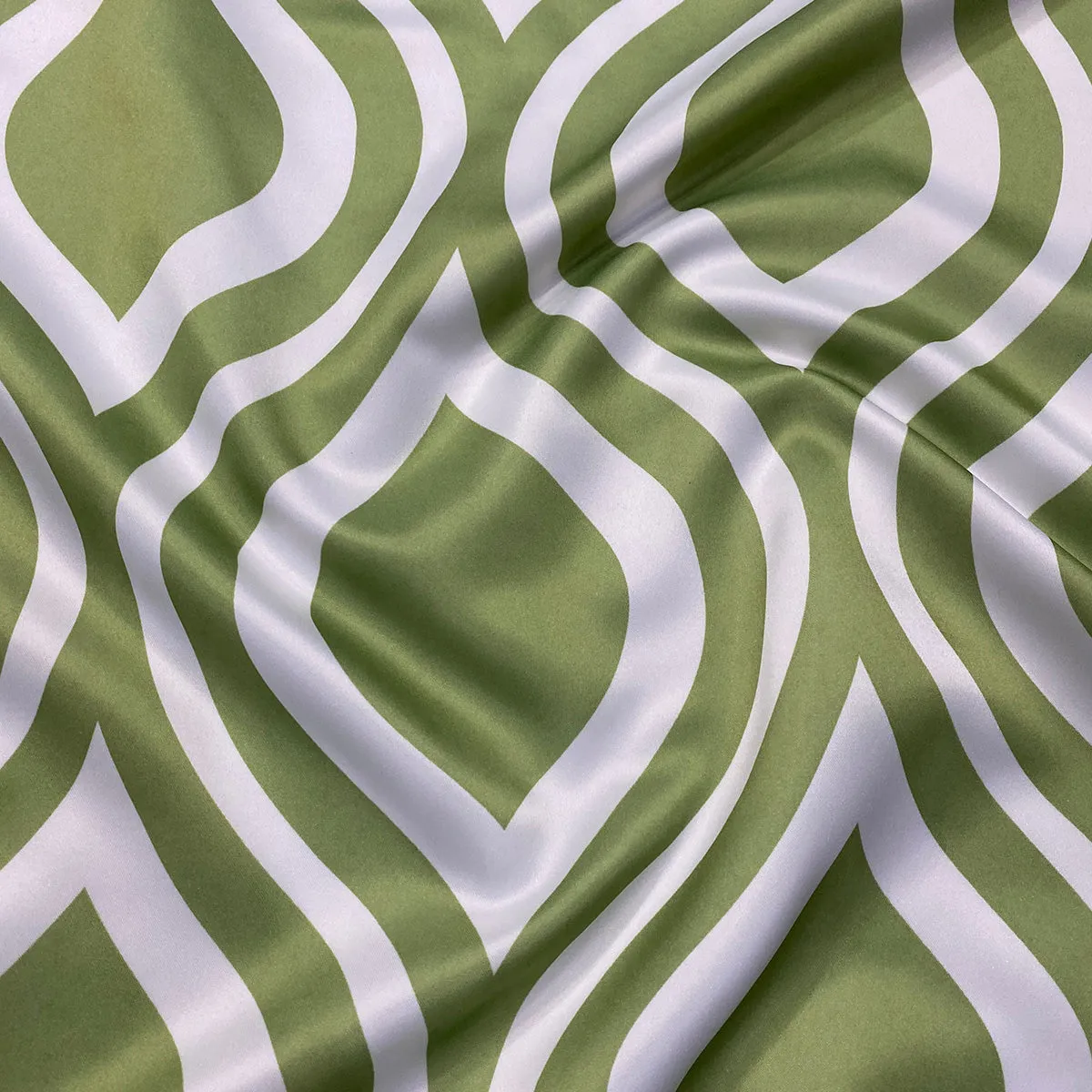 Groovy Print (Lamour) Table Napkin in Avocado