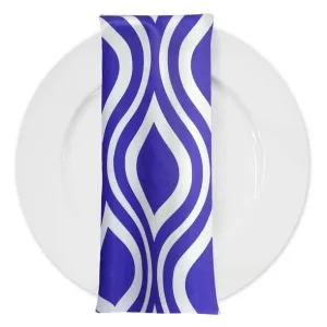 Groovy Print (Lamour) Table Napkin in Purple