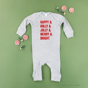 Happy   Holly   Jolly   Merry   Bright - Baby Sleeper