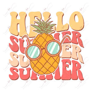 Hello Summer Summer Summer-ready to press sublimation transfer print