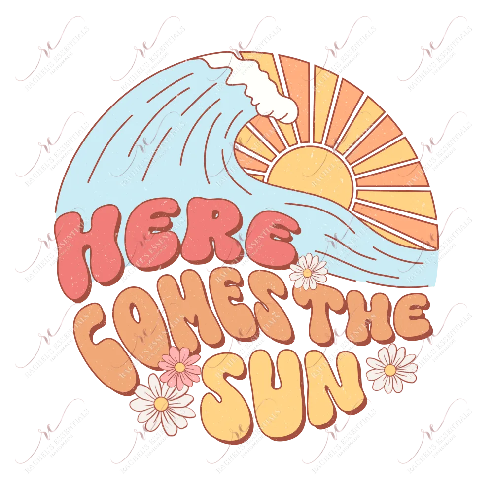 Here comes the Sun-ready to press sublimation transfer print