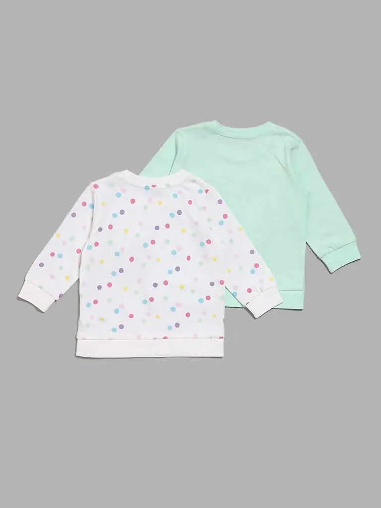 HOP Baby Multicolour Printed T-Shirts - Pack of 2