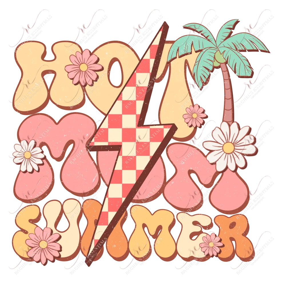 Hot Mom Summer-ready to press sublimation transfer print
