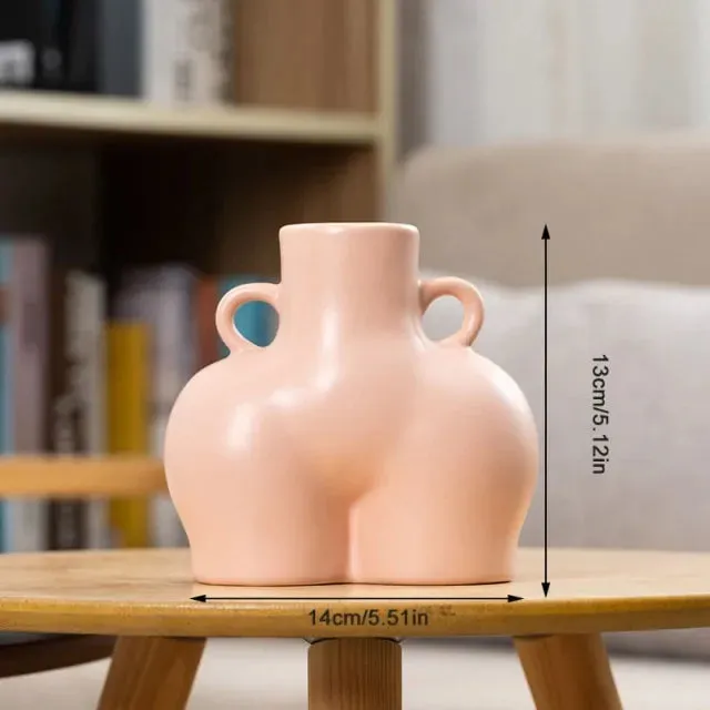 Human Body Sculpture Ceramic Vase