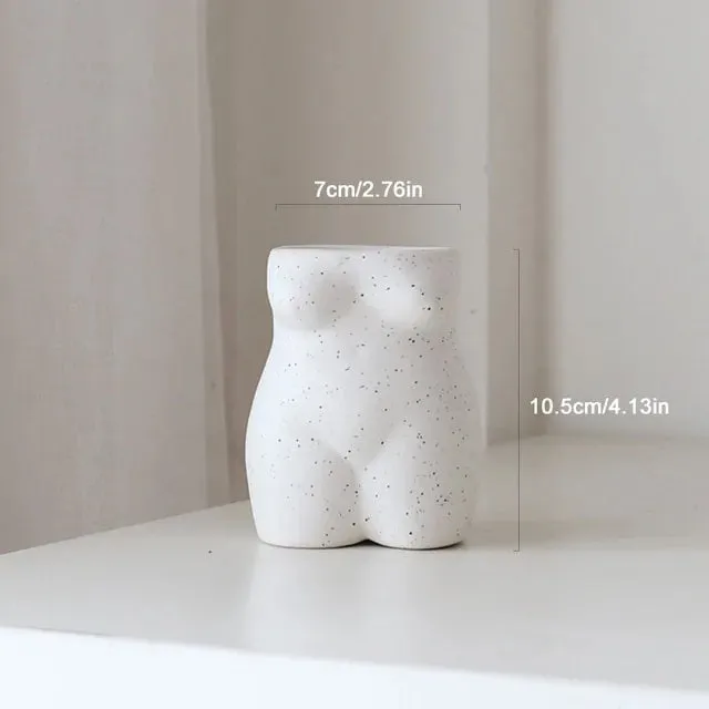 Human Body Sculpture Ceramic Vase