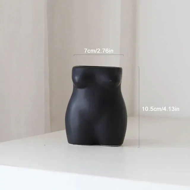 Human Body Sculpture Ceramic Vase