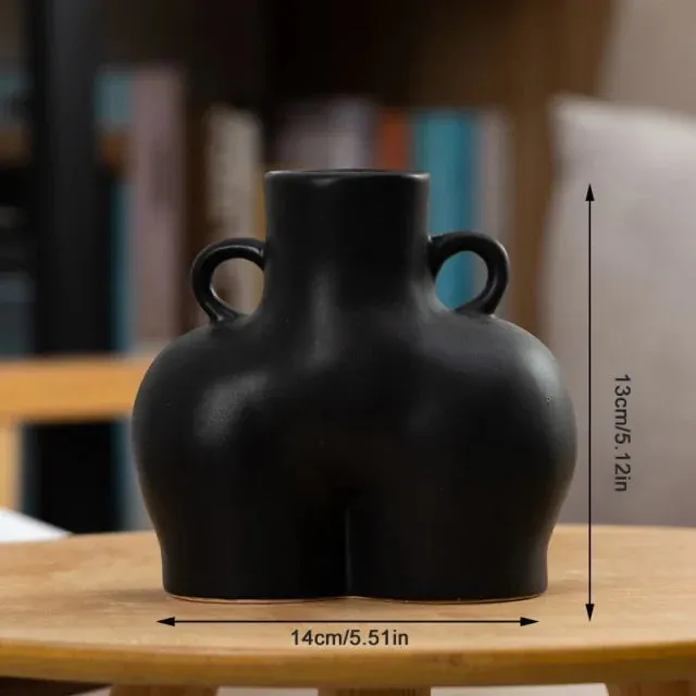 Human Body Sculpture Ceramic Vase