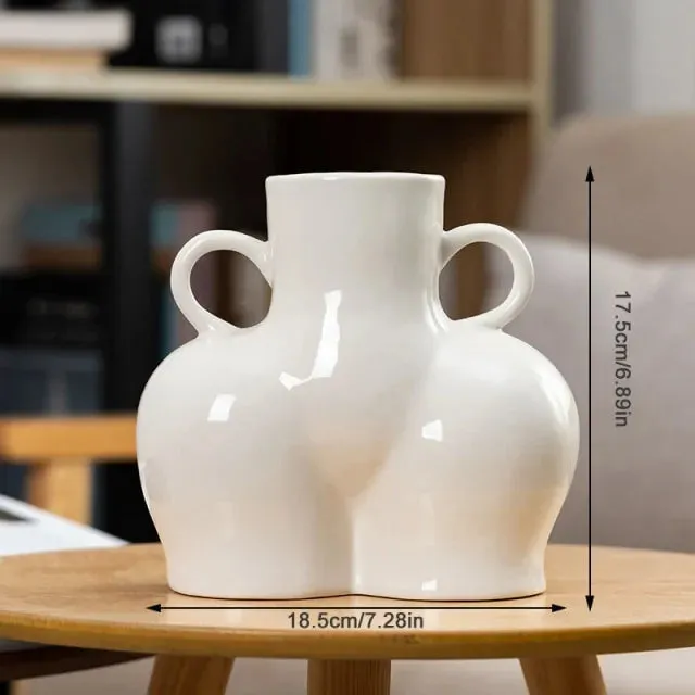 Human Body Sculpture Ceramic Vase