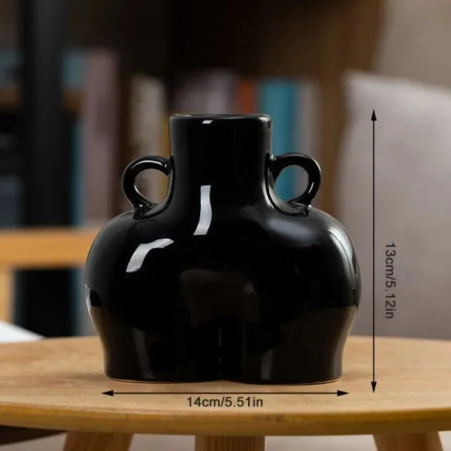 Human Body Sculpture Ceramic Vase