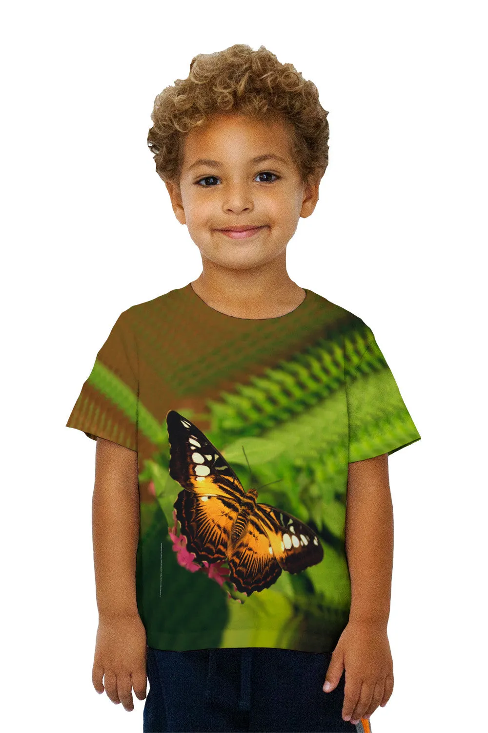 Kids Colorful Dark Orange Butterfly