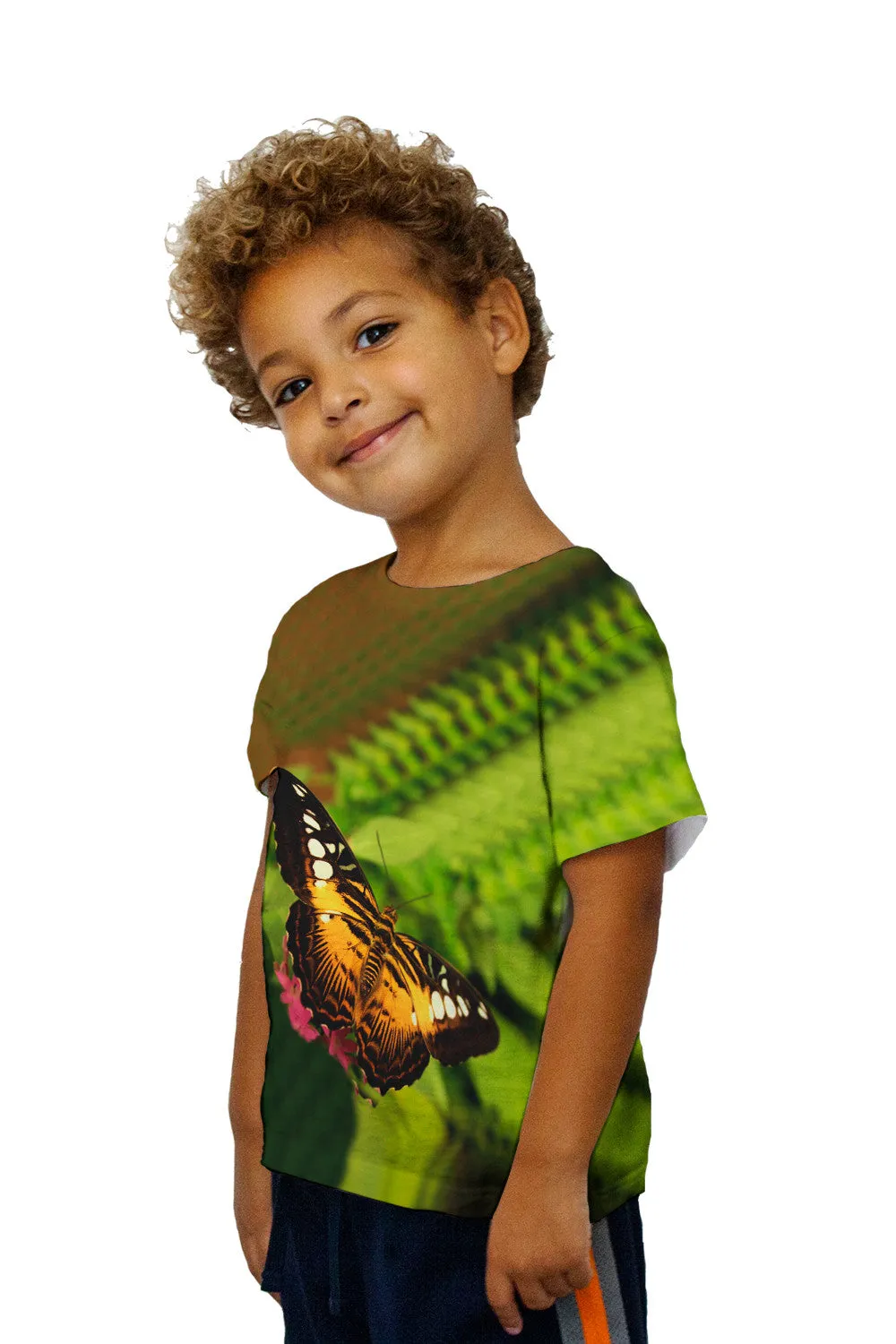 Kids Colorful Dark Orange Butterfly