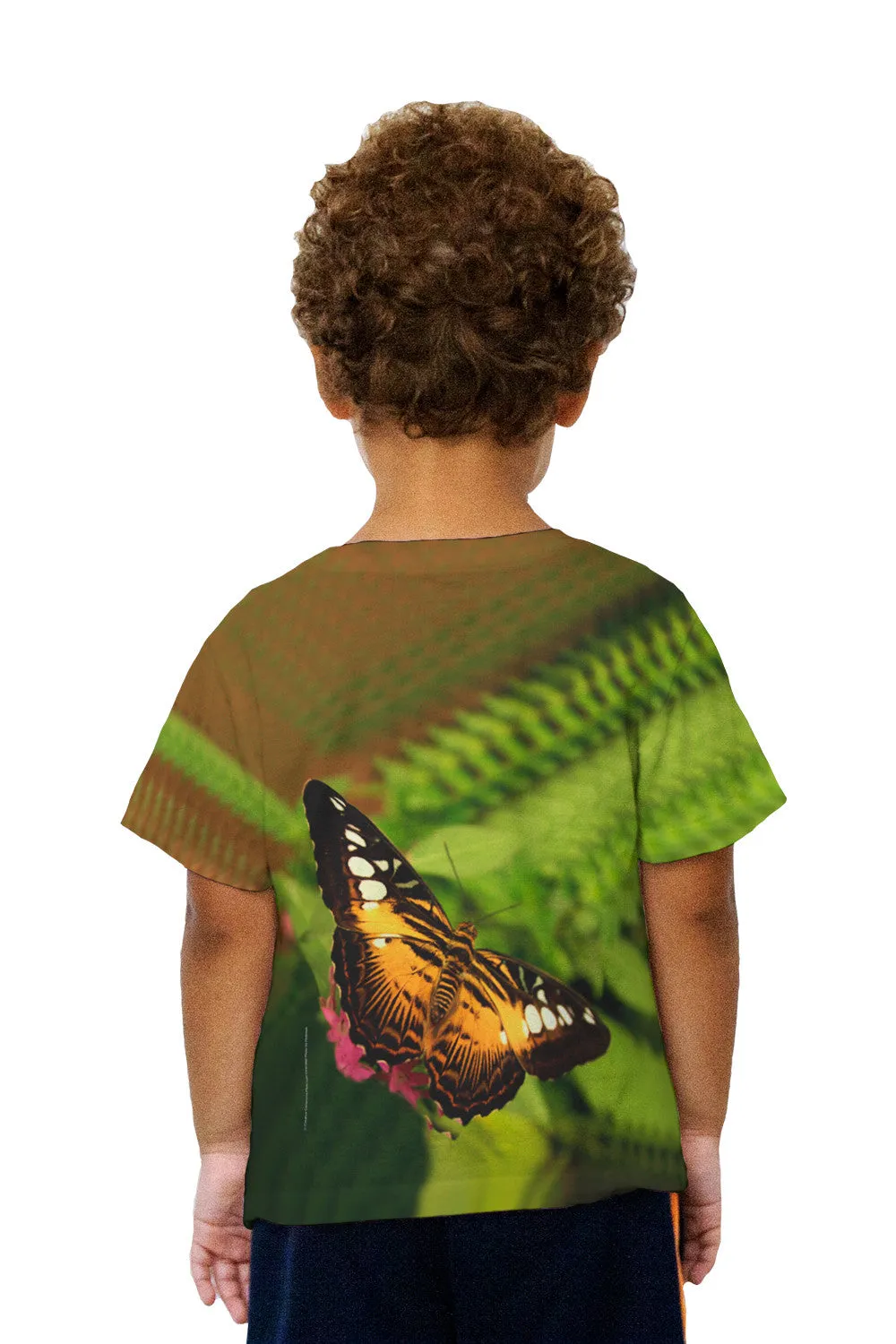 Kids Colorful Dark Orange Butterfly