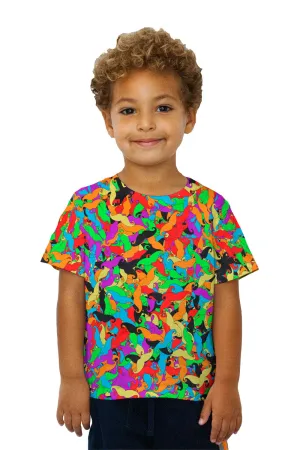 Kids Moustache Hipster Ride Colorful