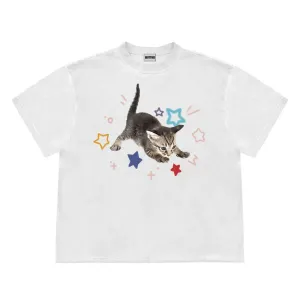 Kitten and Stars T-Shirt