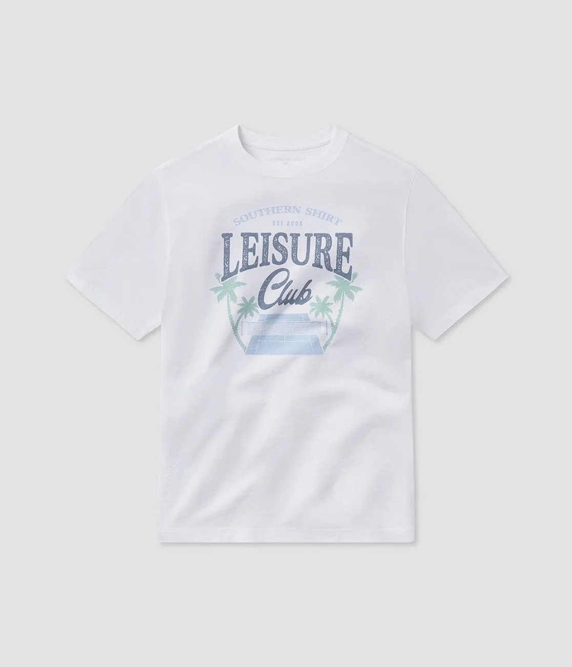 Leisure Club Tee SS - Bright White