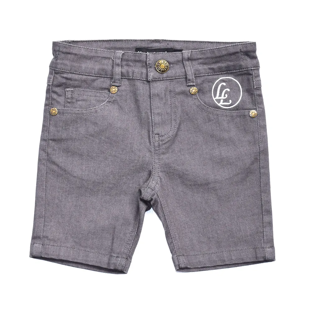 Little Lords Boys Grey Hey Shorty
