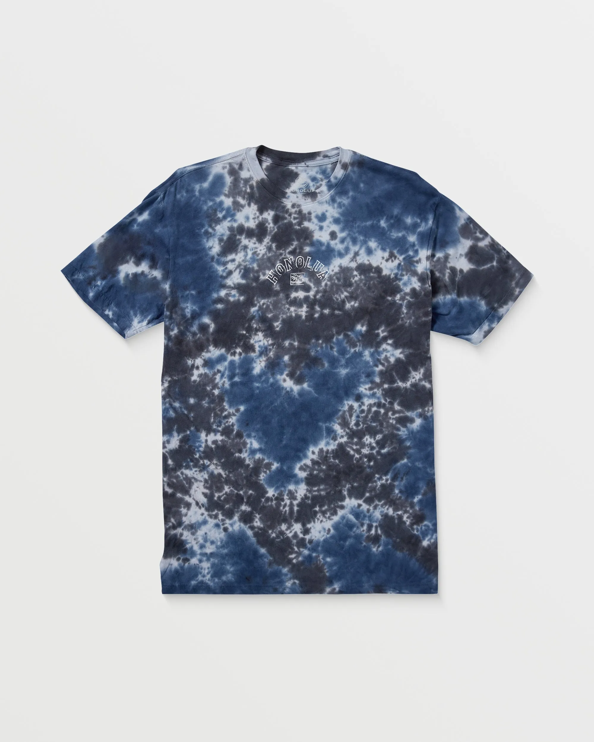 Mens Mauna Loa Short Sleeve Tee - Navy