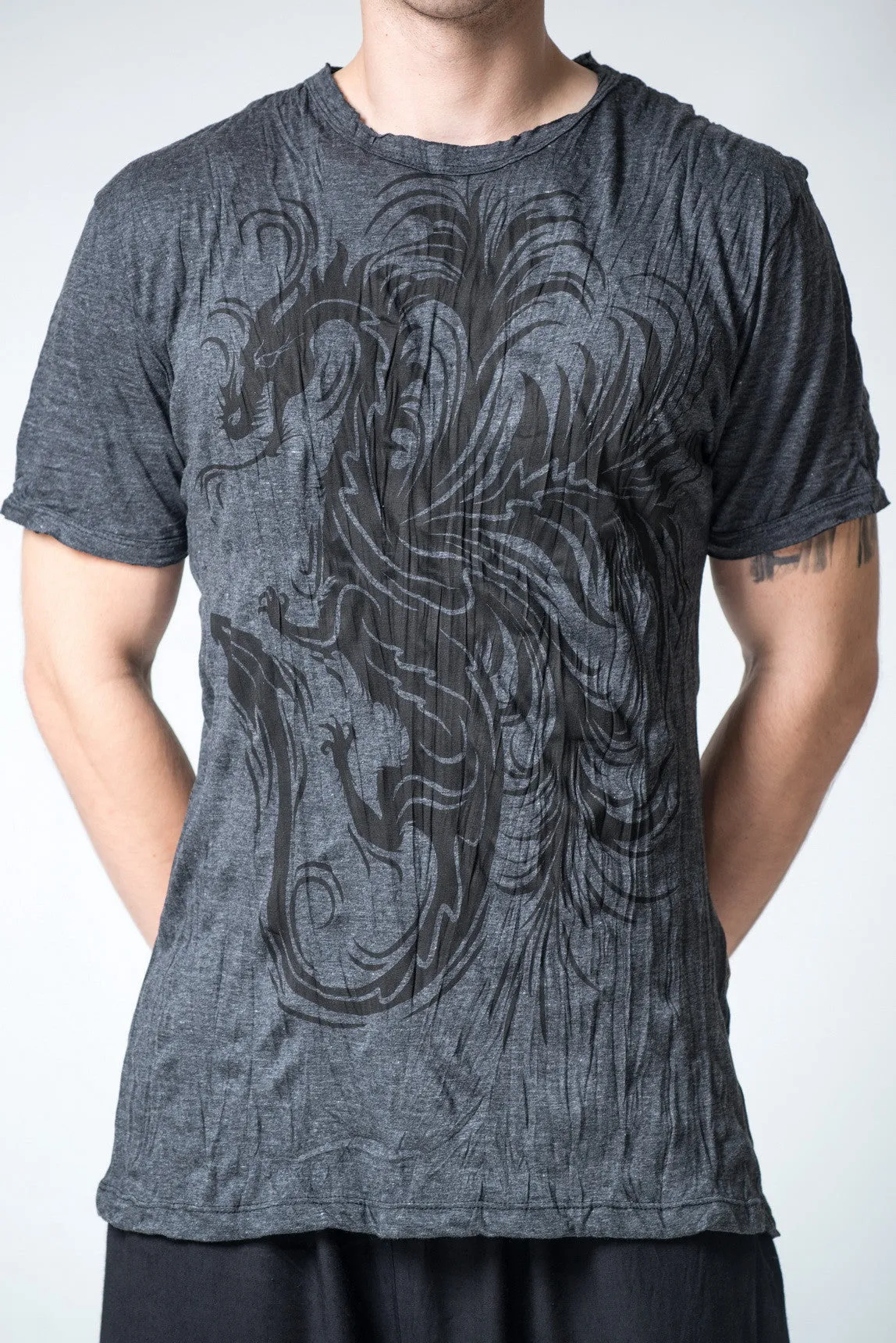 Mens The Dragon T-Shirt in Black