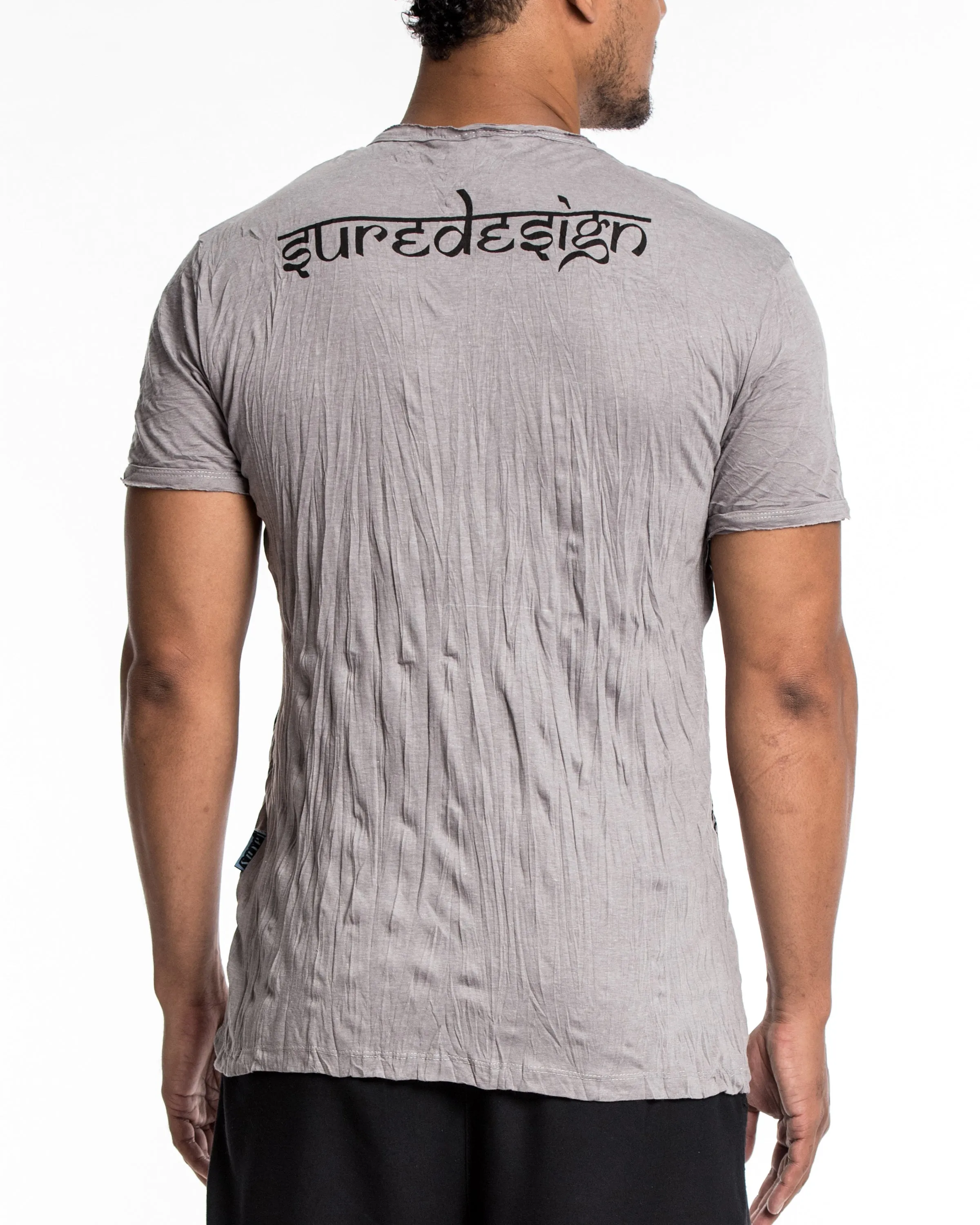 Mens Wild Elephant T-Shirt in Gray