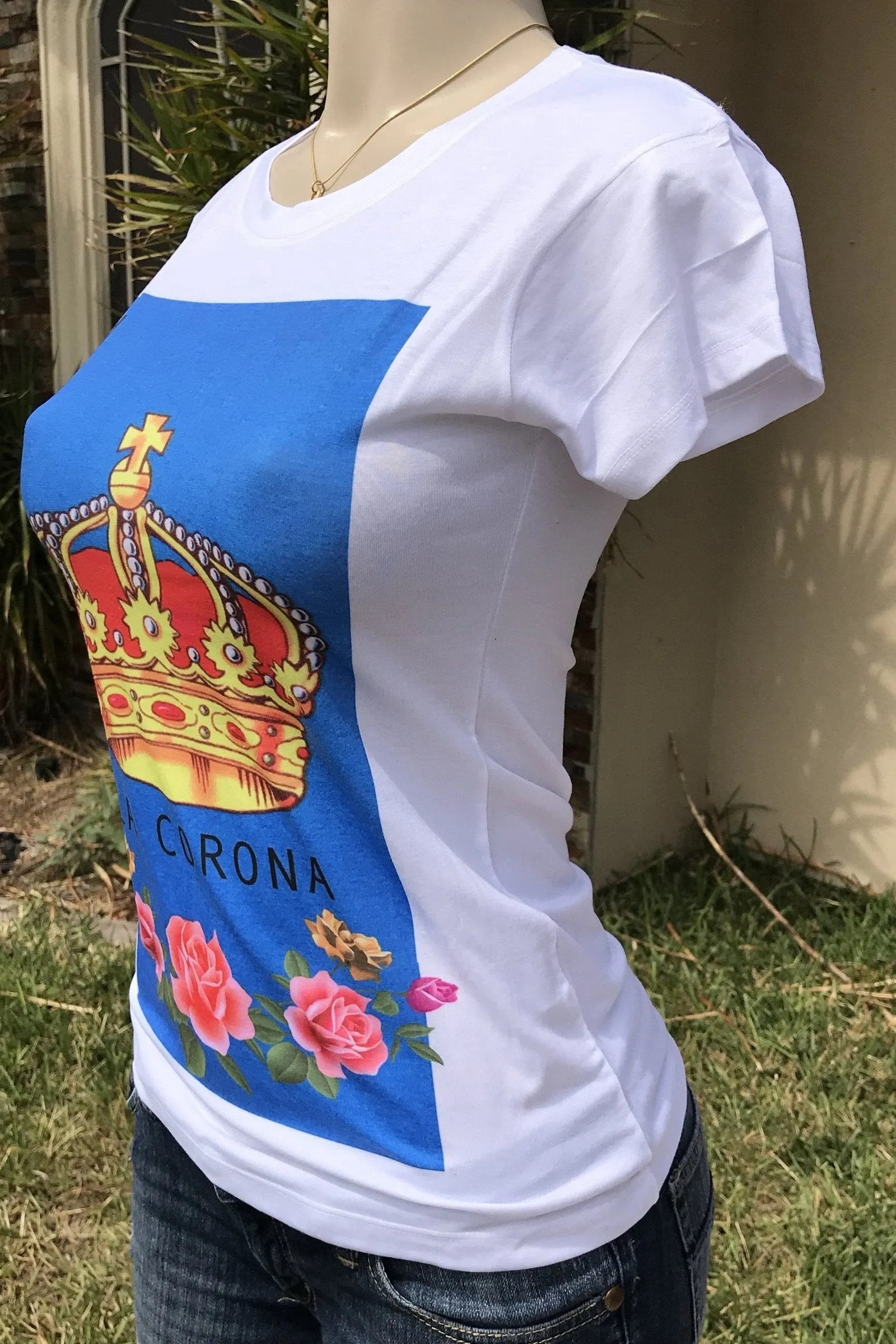 Mexican Printed T-Shirt La Corona from La Loteria Mexicana Tee