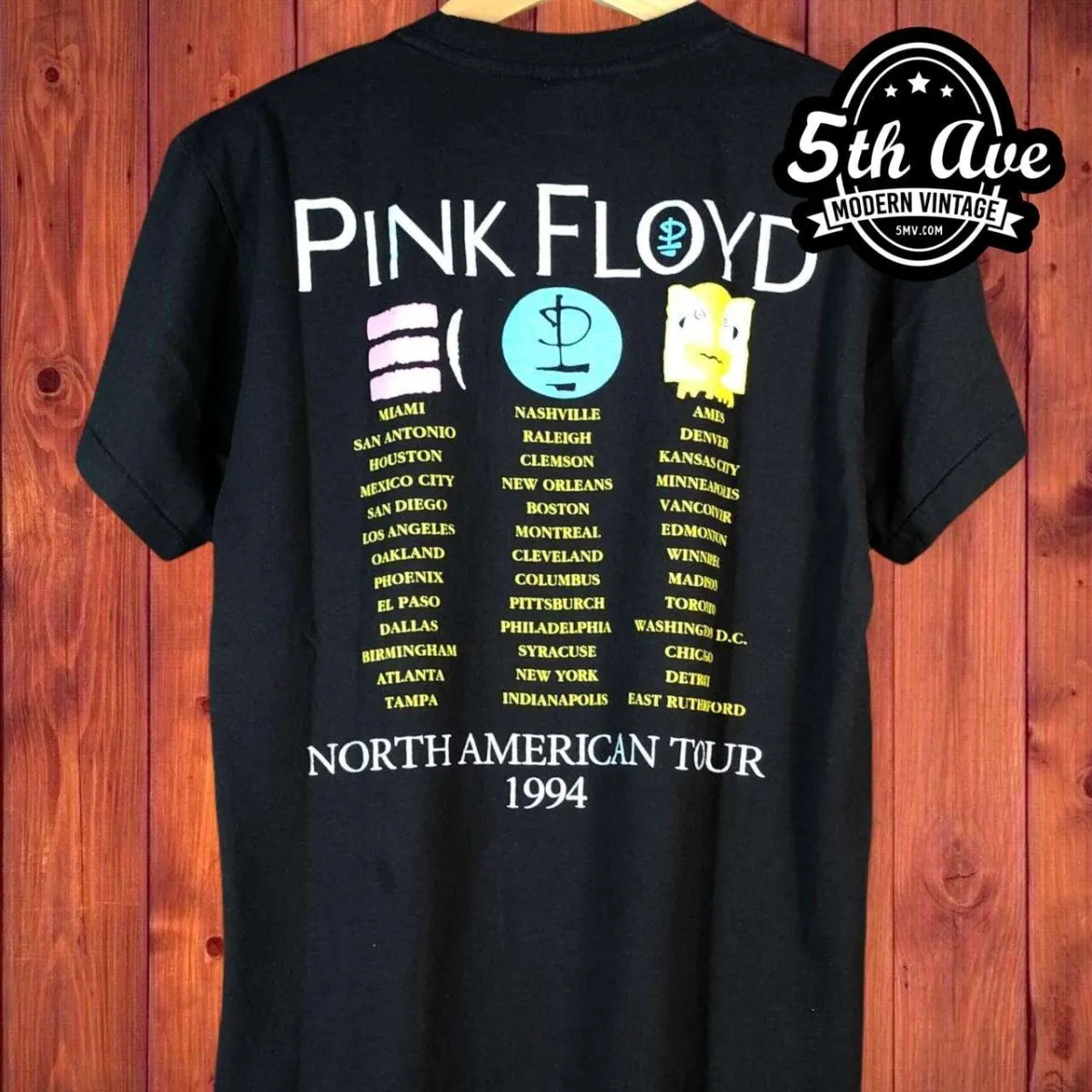 Pink Floyd The Division Bell North American Tour 1994 - New Vintage Band T shirt