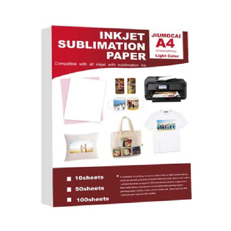 Premium 50sheet Sublimation Paper Ideal for Inkjet Printers