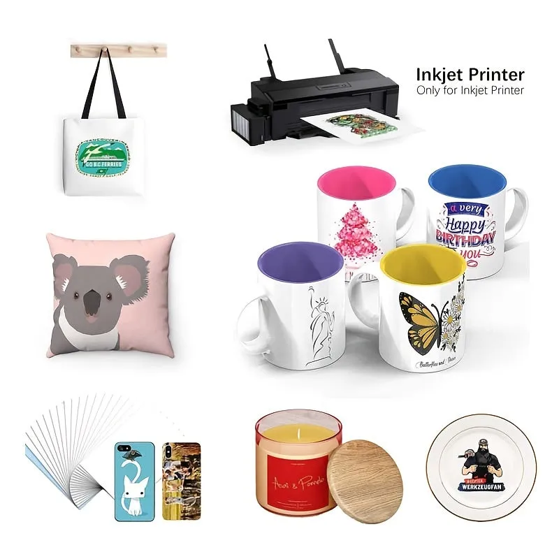 Premium 50sheet Sublimation Paper Ideal for Inkjet Printers