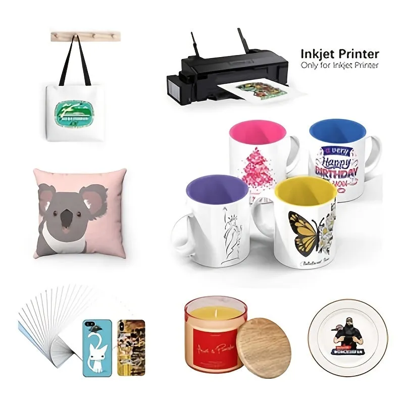 Premium 50sheet Sublimation Paper Ideal for Inkjet Printers