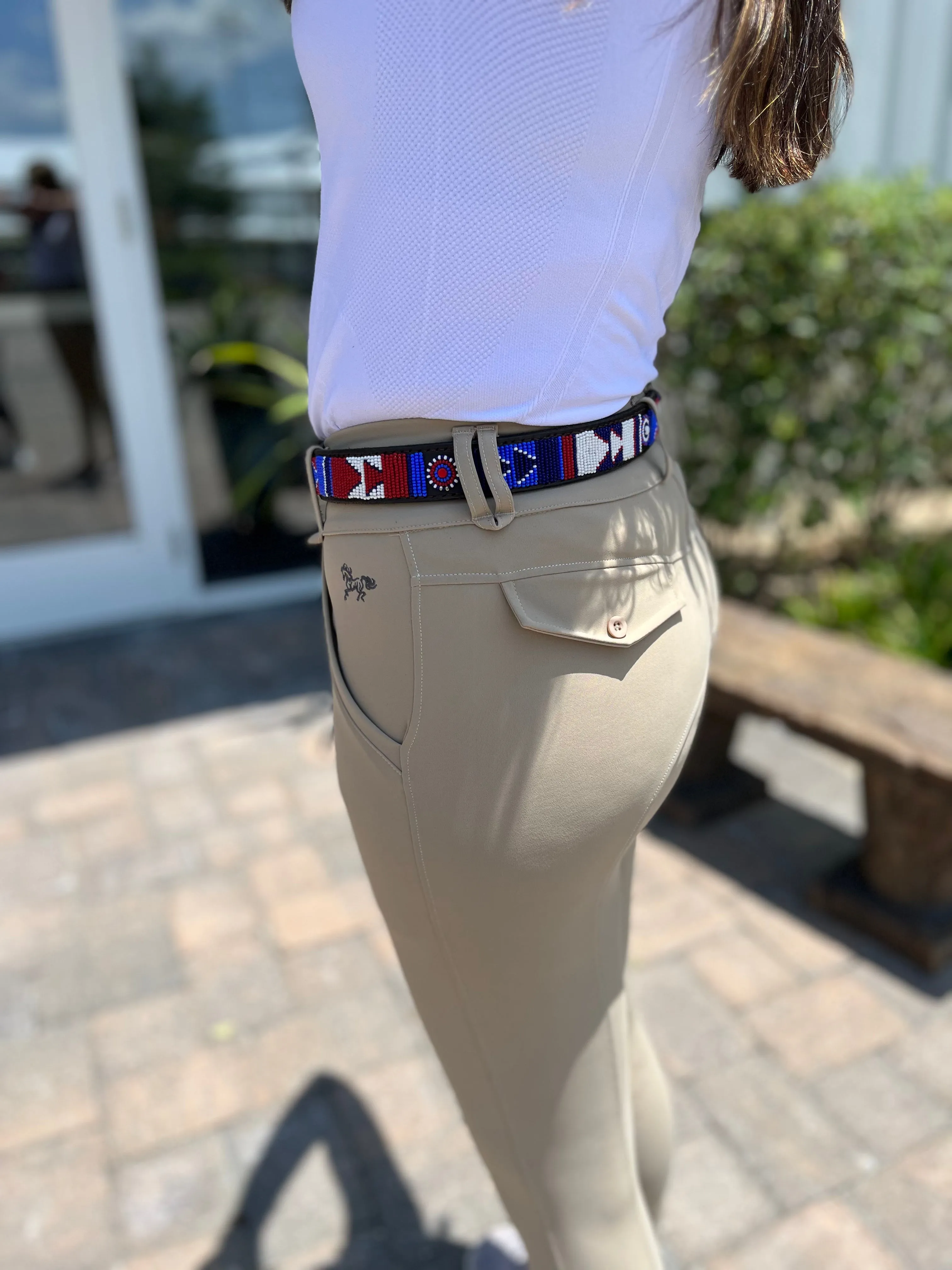 Red White and Blue Belt in Standard Width