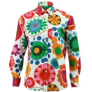 Regular Fit Long Sleeve Shirt - Bold Suzani