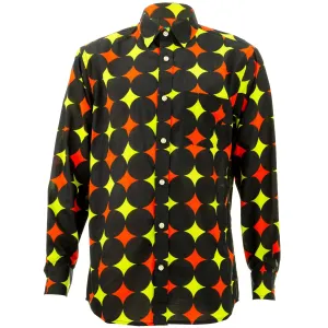 Regular Fit Long Sleeve Shirt - Circles or Diamonds?