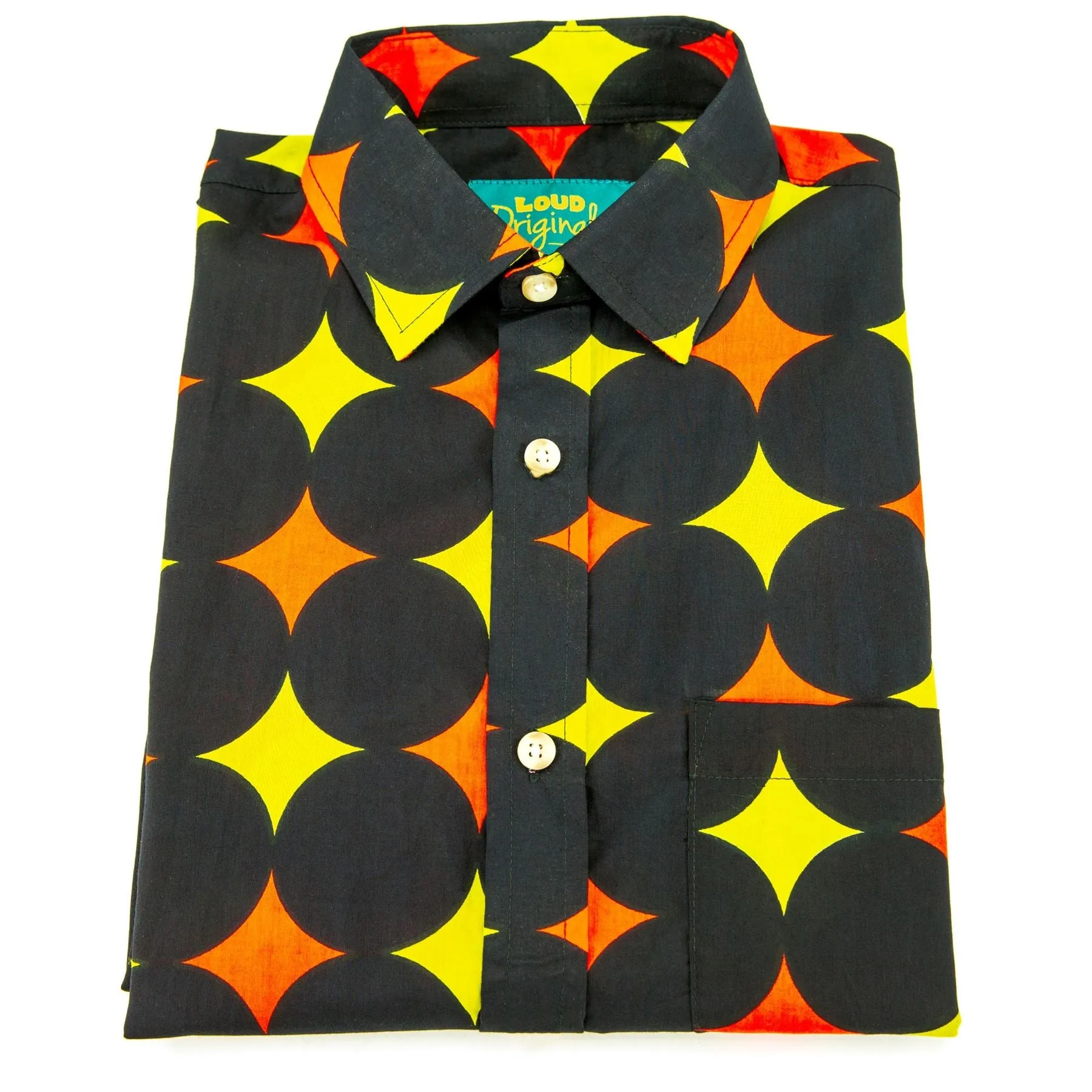 Regular Fit Long Sleeve Shirt - Circles or Diamonds?