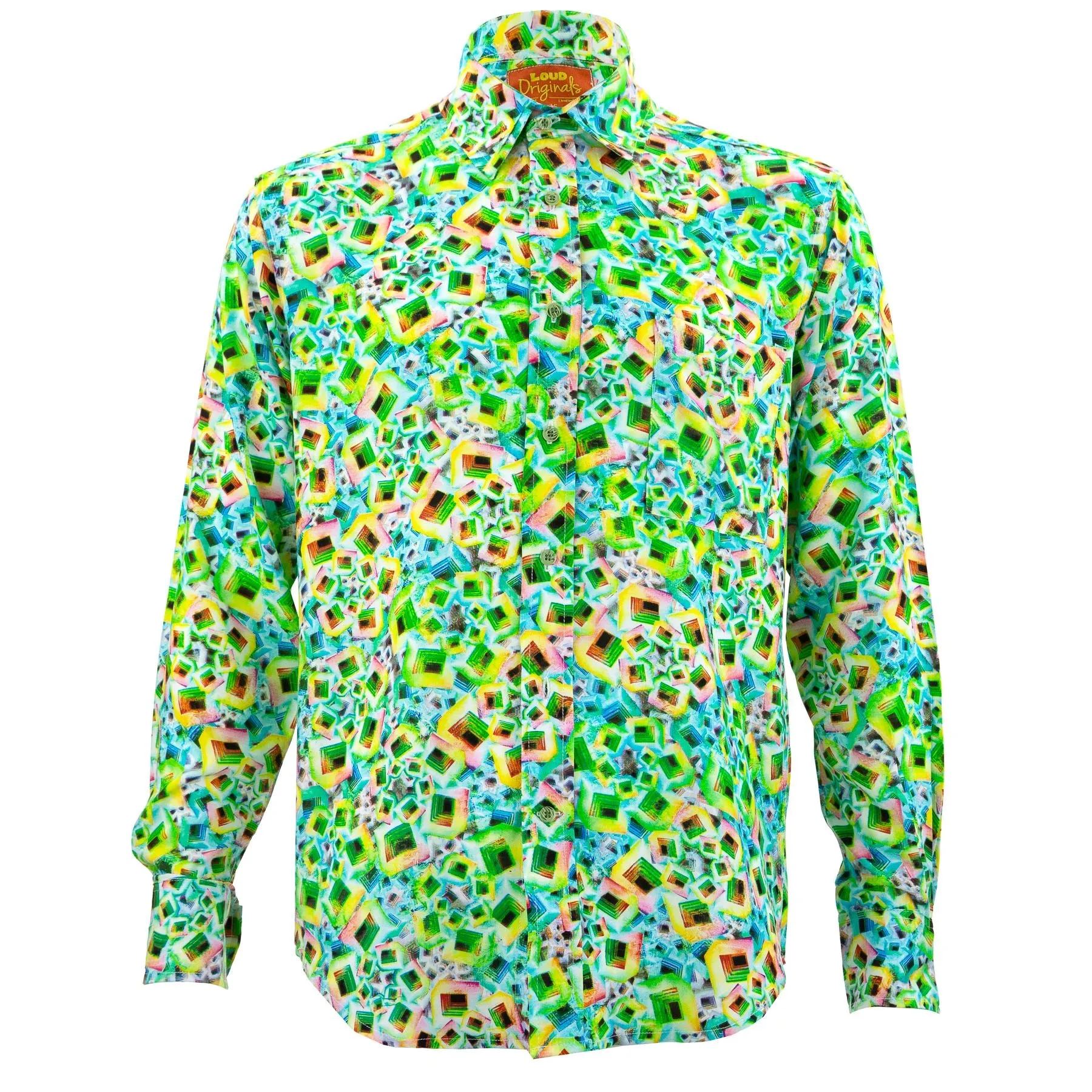 Regular Fit Long Sleeve Shirt - Green Shine