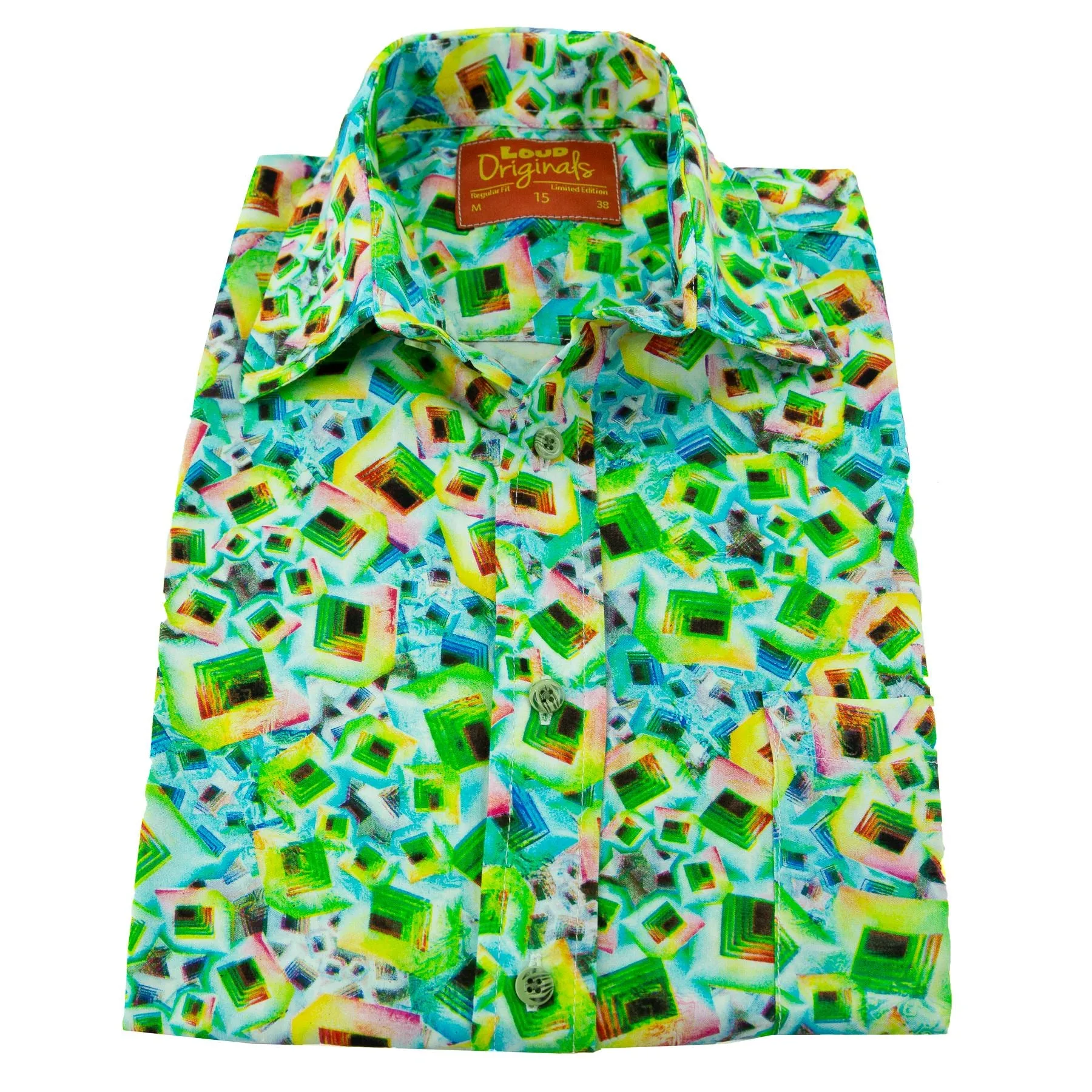 Regular Fit Long Sleeve Shirt - Green Shine