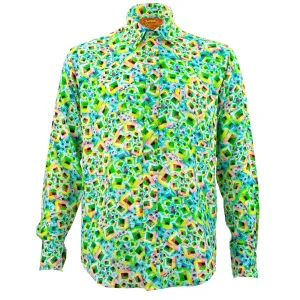 Regular Fit Long Sleeve Shirt - Green Shine