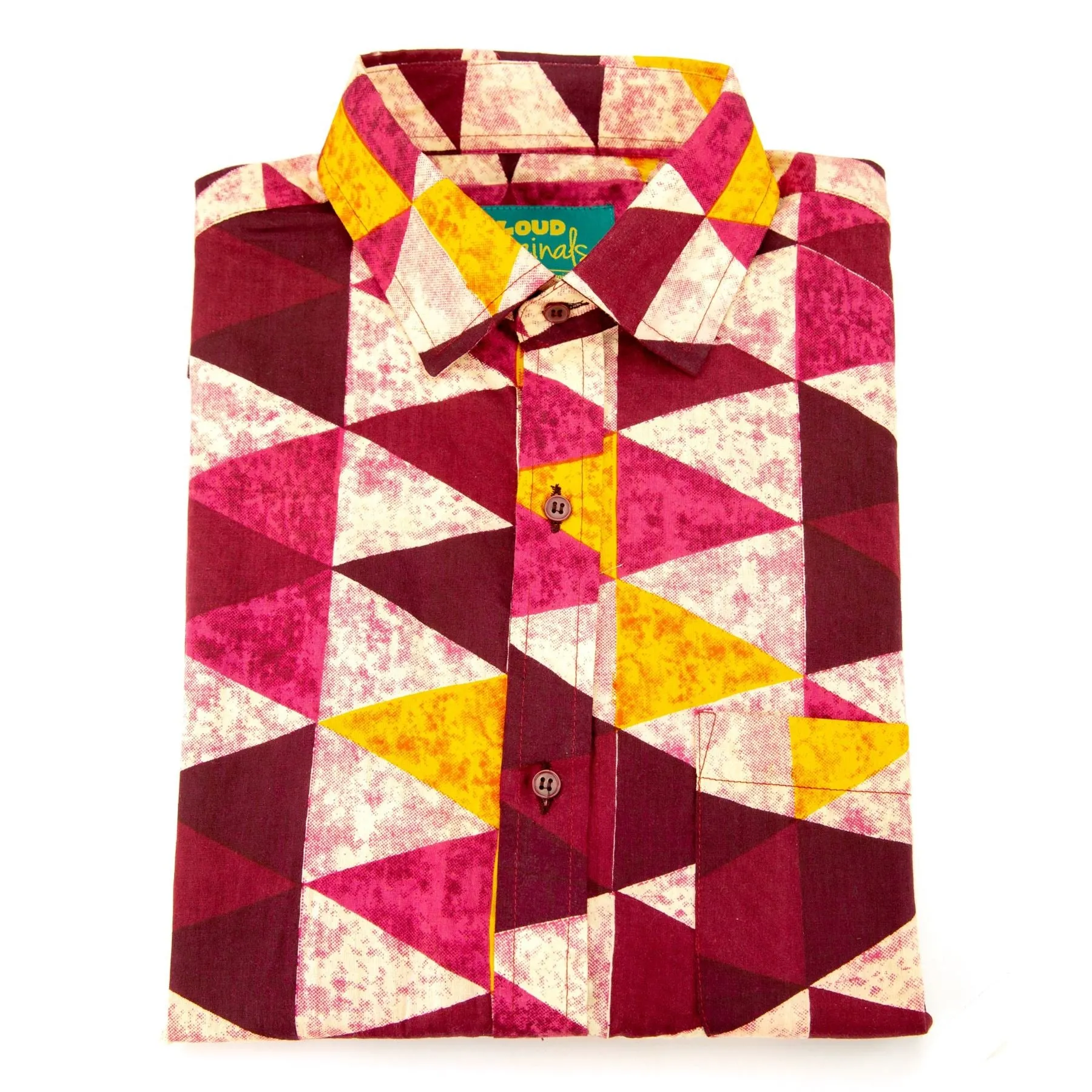 Regular Fit Long Sleeve Shirt - Triangles
