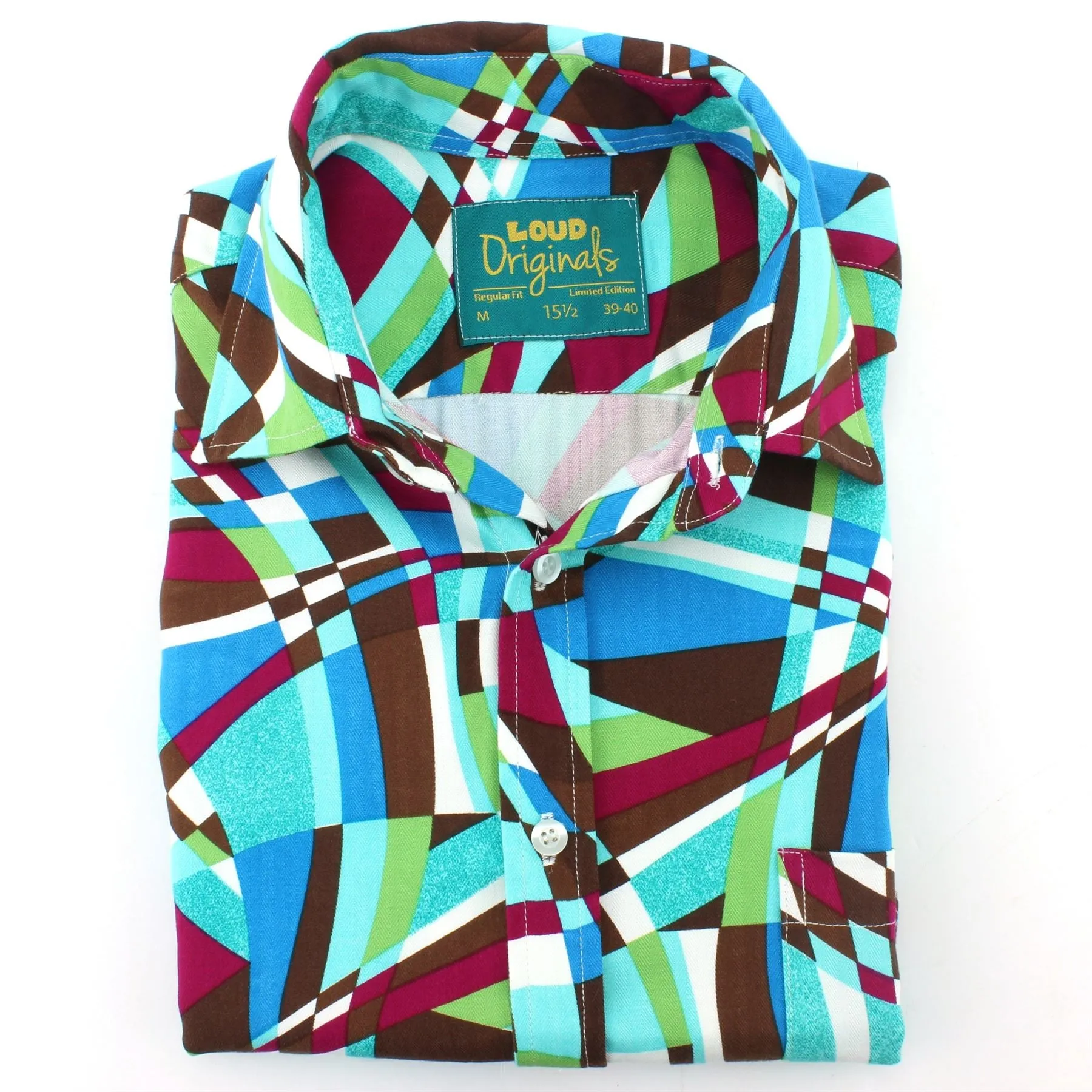 Regular Fit Short Sleeve Shirt - Abstract
