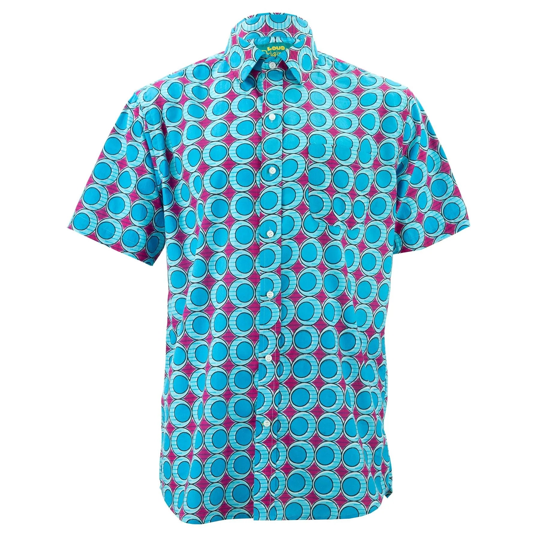 Regular Fit Short Sleeve Shirt - Blue Eggs