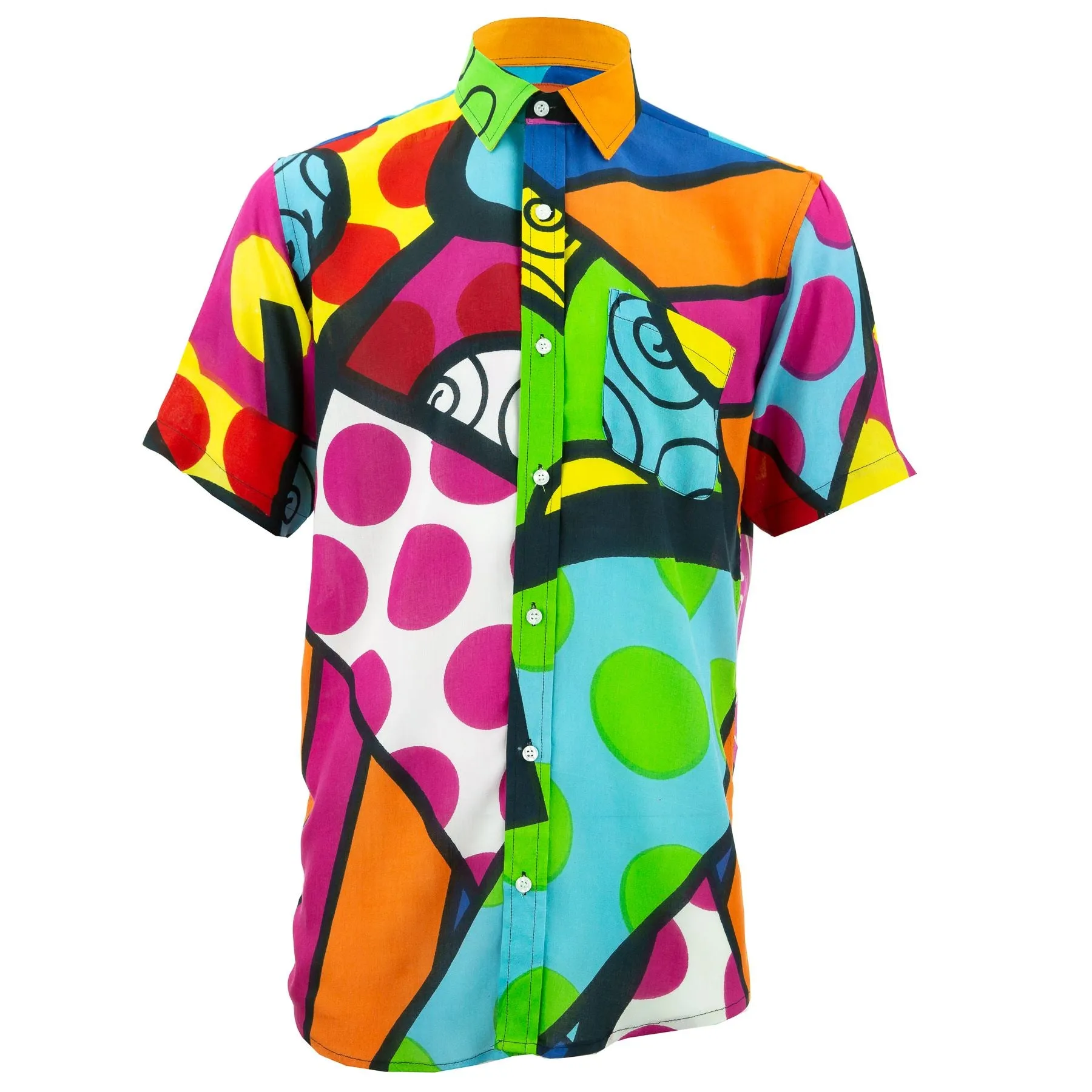 Regular Fit Short Sleeve Shirt - Carnival Beach