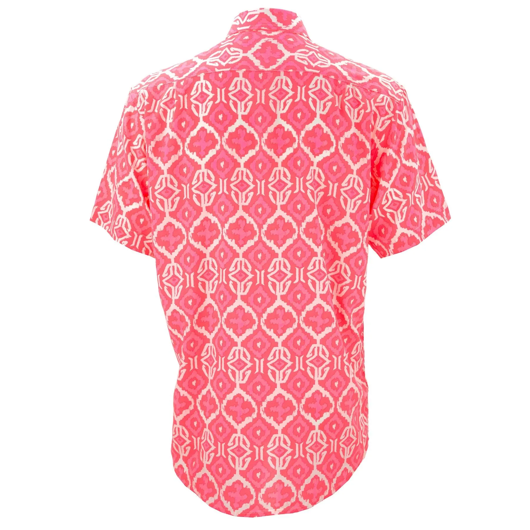Regular Fit Short Sleeve Shirt - Ikat